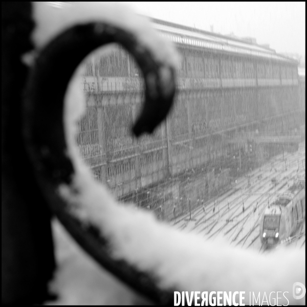 Premiéres neiges à Paris