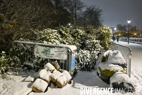 Paris sous la neige