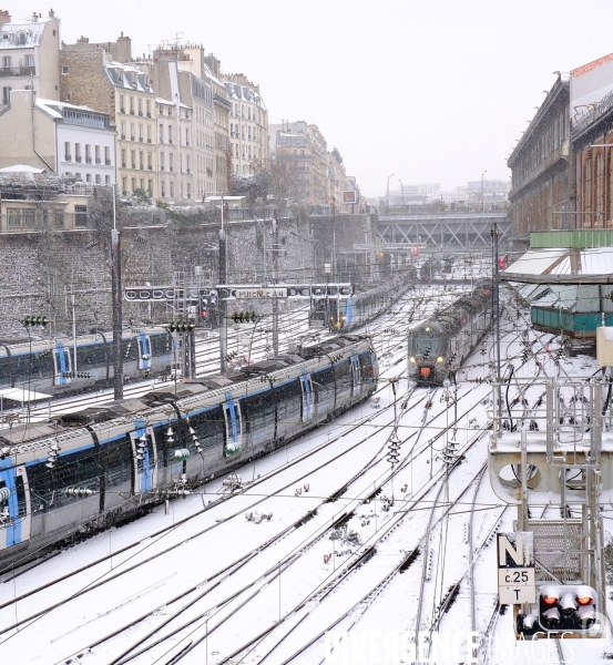 Second épisode neigeux à Paris # 01