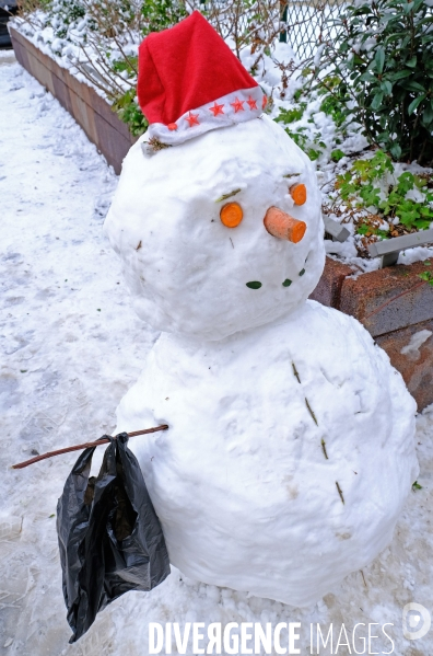 Second épisode neigeux à Paris # 02