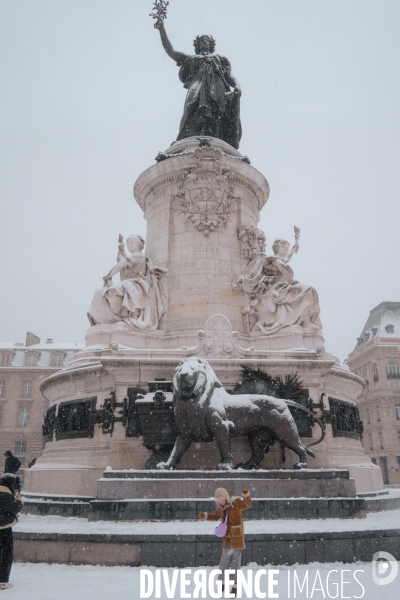 Paris sous la neige