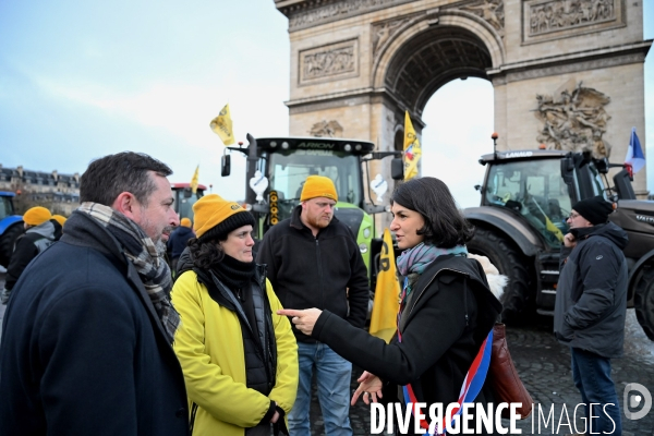 Manifestation des agriculteurs a Paris 