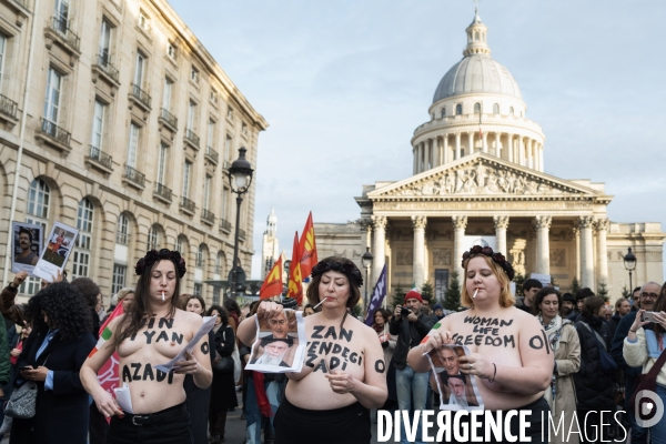 Manifestation de soutien au peuple iranien