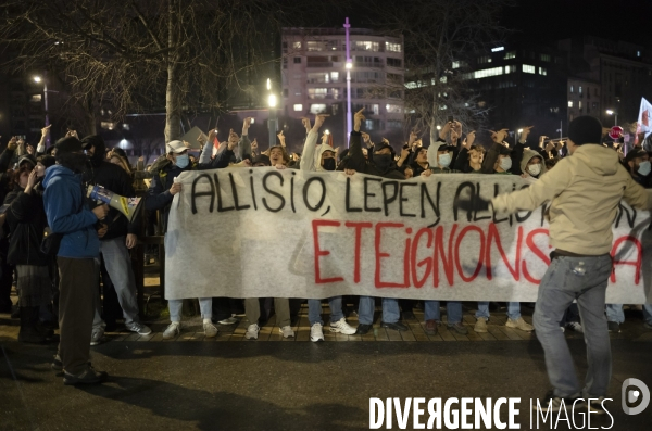Marine Le Pen en soutien à Franck ALLISIO