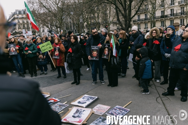 Marche silencieuse en Soutien aux Iraniens