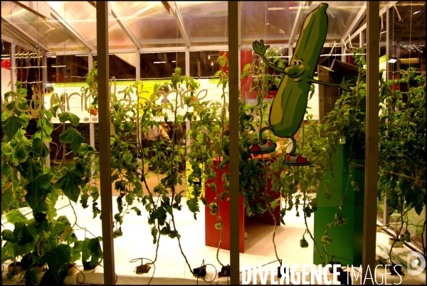 Une nuit au Salon de l Agriculture, 21-22 février 2009 à Paris.