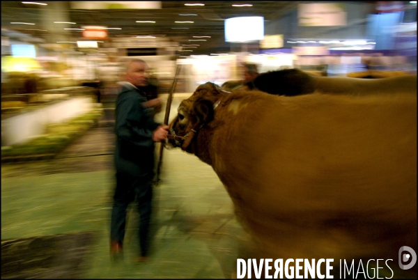 Une nuit au Salon de l Agriculture, 21-22 février 2009 à Paris.