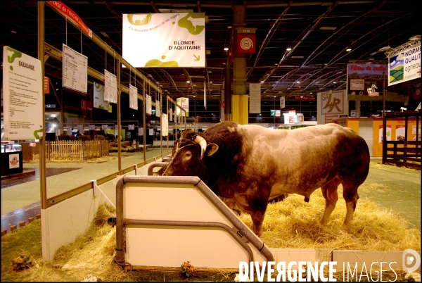 Une nuit au Salon de l Agriculture, 21-22 février 2009 à Paris.