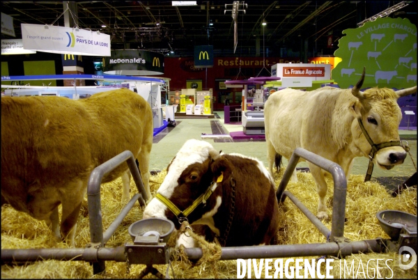 Une nuit au Salon de l Agriculture, 21-22 février 2009 à Paris.