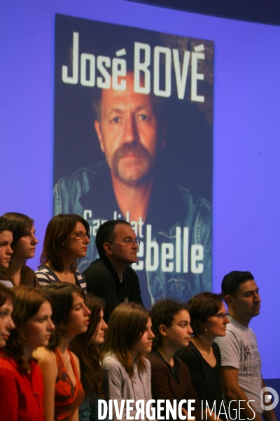 Jose Bove en Campagne Paris 01 Mars