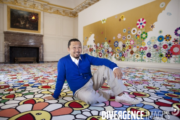 Exposition Murakami dans le parc et le chateau de Versailles