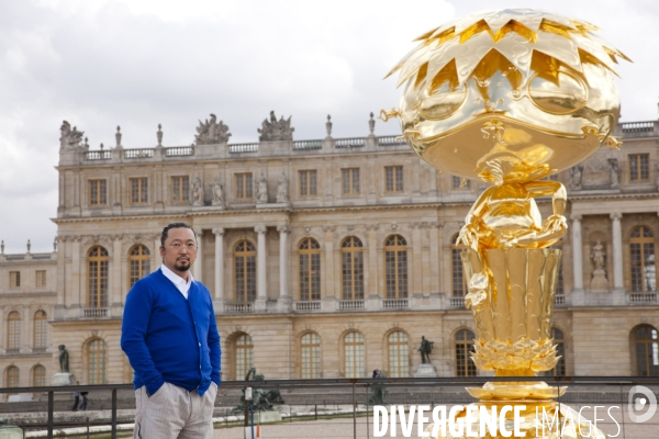 Exposition Murakami dans le parc et le chateau de Versailles