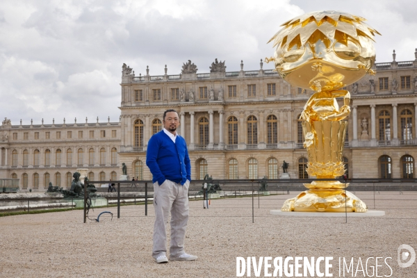 Exposition Murakami dans le parc et le chateau de Versailles