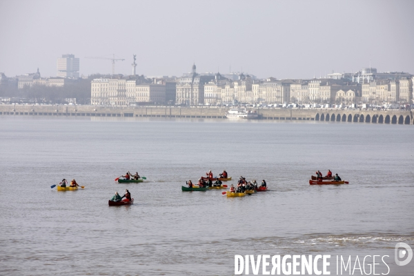 Campagne pour les municipales a Bordeaux