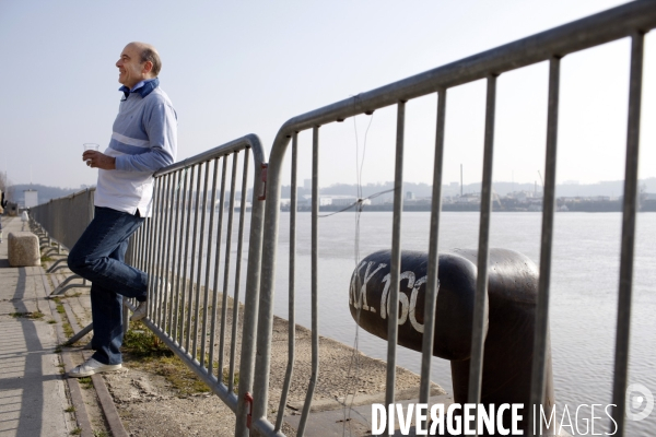 Campagne pour les municipales a Bordeaux