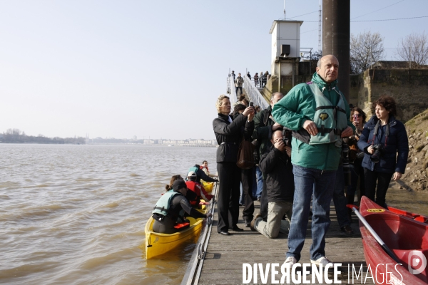 Campagne pour les municipales a Bordeaux