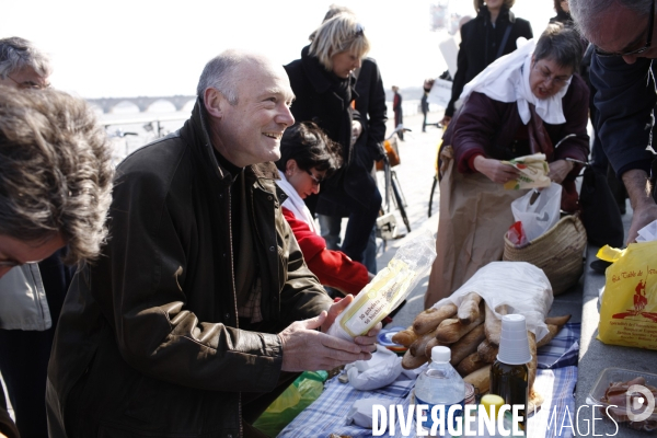 Campagne pour les municipales à Bordeaux