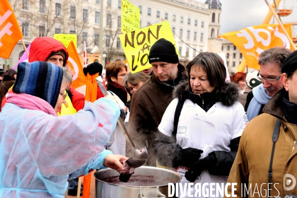 Manifestation des infirmières mardi à Lyon