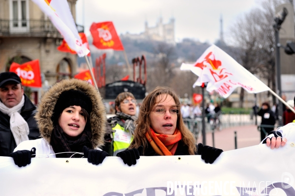 Manifestation des infirmières mardi à Lyon