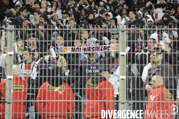 Les Supporters parisiens au Vélodrome