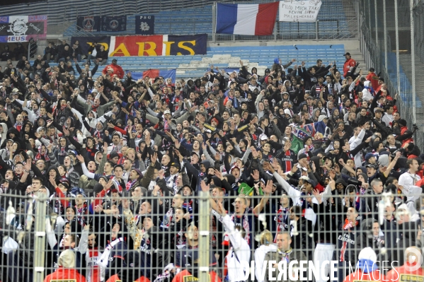 Les Supporters parisiens au Vélodrome