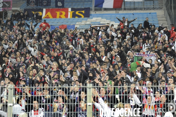 Les Supporters parisiens au Vélodrome