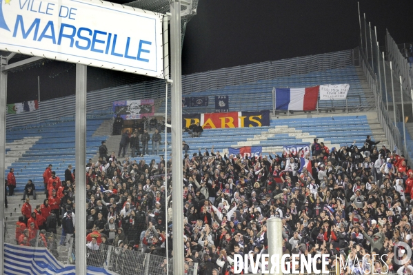 Les Supporters parisiens au Vélodrome