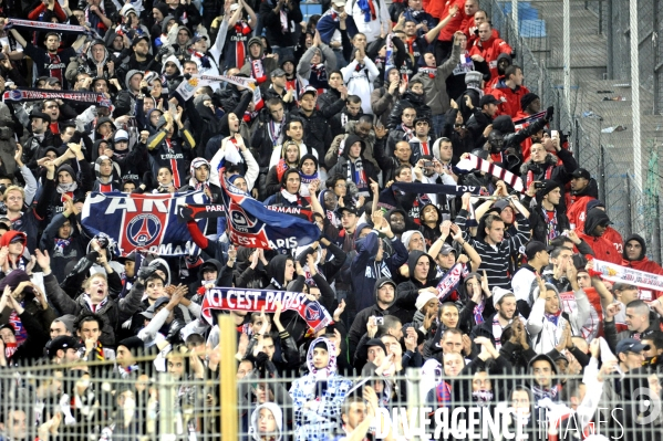 Les Supporters parisiens au Vélodrome