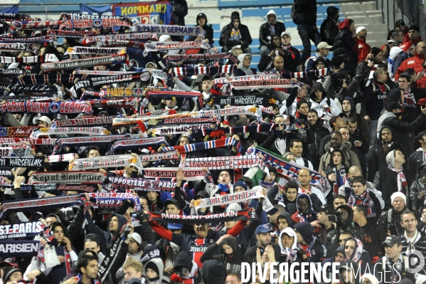 Les Supporters parisiens au Vélodrome