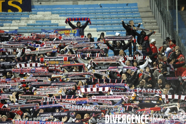 Les Supporters parisiens au Vélodrome