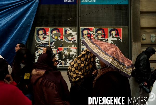 1 An Apres les promesses de BOUTIN, Le DAL Manifeste Rue de la Banque