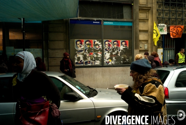 1 An Apres les promesses de BOUTIN, Le DAL Manifeste Rue de la Banque