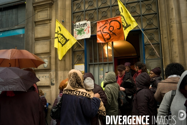 1 An Apres les promesses de BOUTIN, Le DAL Manifeste Rue de la Banque