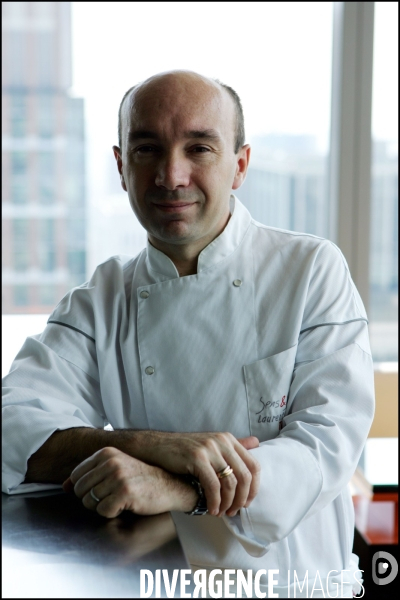 Le cuisinier Laurent POURCEL dans son restaurant de Tokyo