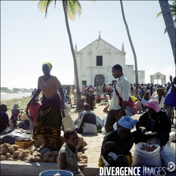 Ilha de Moçambique, une île d Afrique australe. Août 2009.