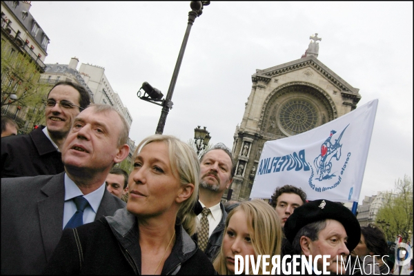 Défilé du Front National, 1er mai 2006.