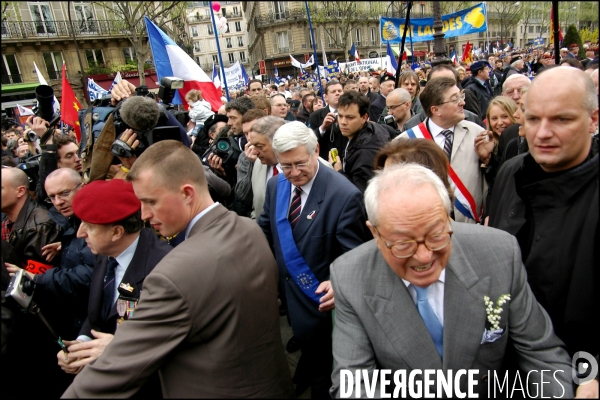 Défilé du Front National, 1er mai 2006.