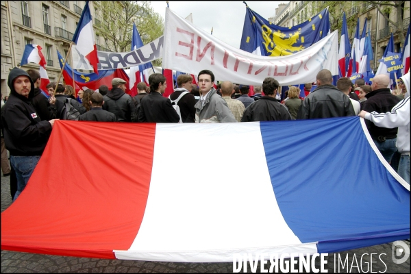 Défilé du Front National, 1er mai 2006.