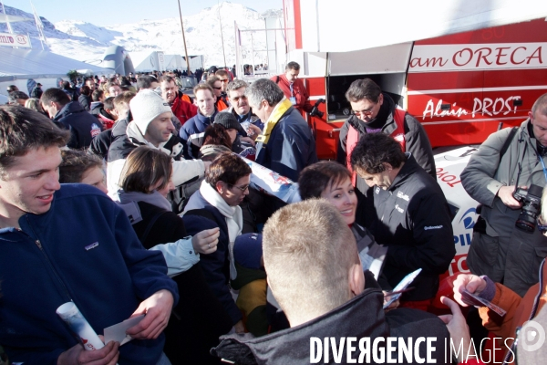 Alain PROST : Déjà une victoire au Trophée Andros