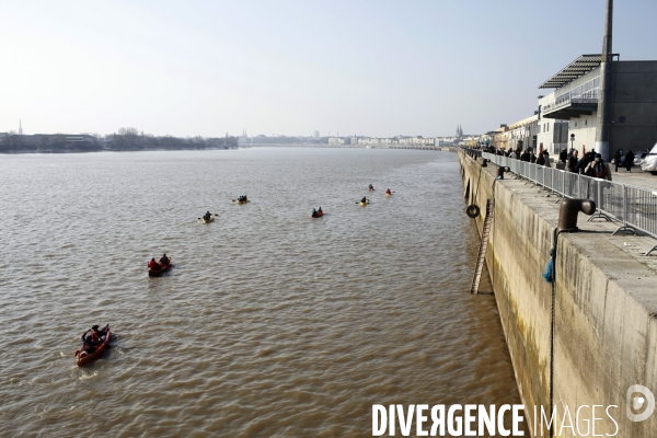 Campagne pour les municipales a Bordeaux