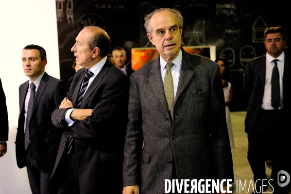 Inauguration de Biennale d Art Contemporain de Lyon par Frédéric Mitterrand