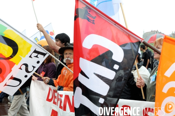 Journée d action des fonctionnaires à Lyon