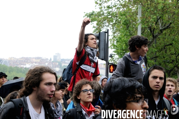 Journée d action des fonctionnaires à Lyon