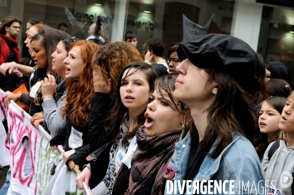 Journée d action des fonctionnaires à Lyon