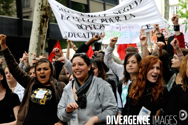 Journée d action des fonctionnaires à Lyon