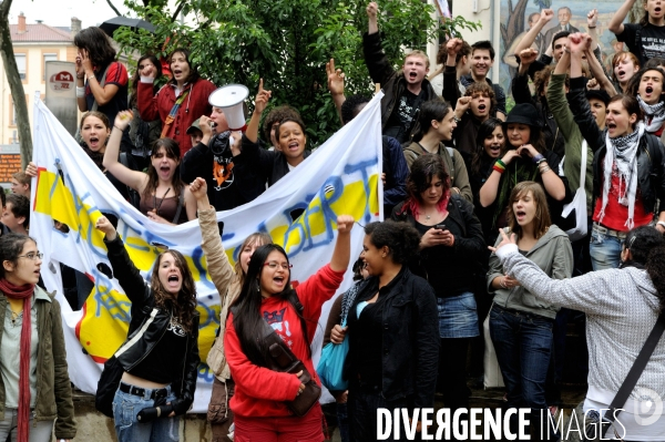 Journée d action des fonctionnaires à Lyon