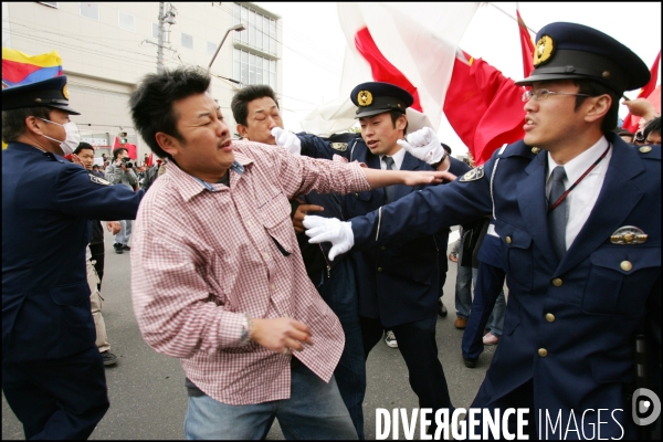 Passage de la flamme Olympique par la ville de Nagano - Japon