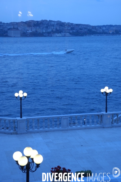 Twilight  on bosphorus strait