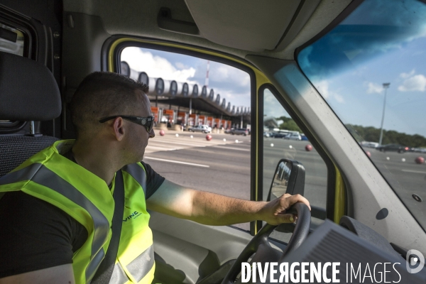 Mathieu TELLIER, patrouilleur autoroutier