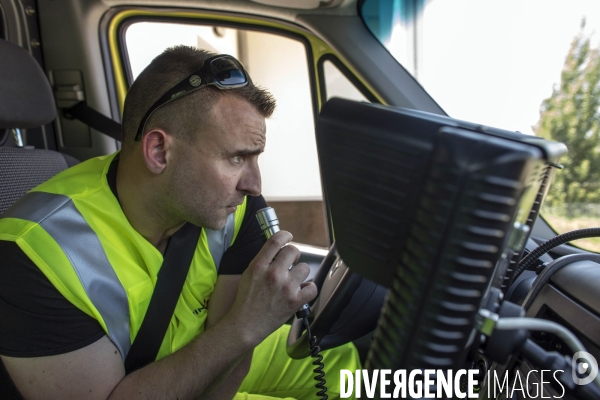 Mathieu TELLIER, patrouilleur autoroutier